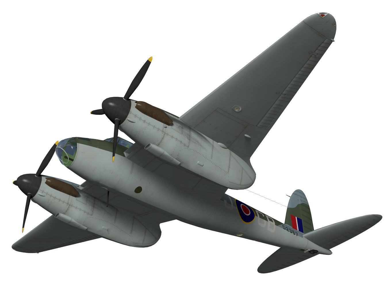 de Havilland DH98 Mosquito MkIV 3D model_3