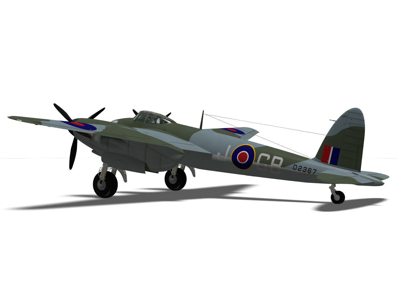 de Havilland DH98 Mosquito MkIV 3D model_7