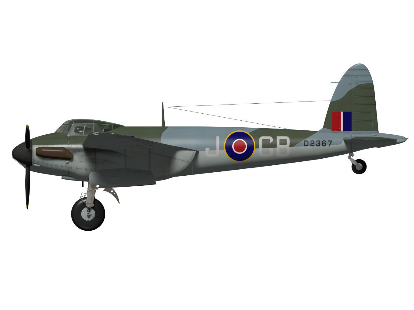 de Havilland DH98 Mosquito MkIV 3D model_10