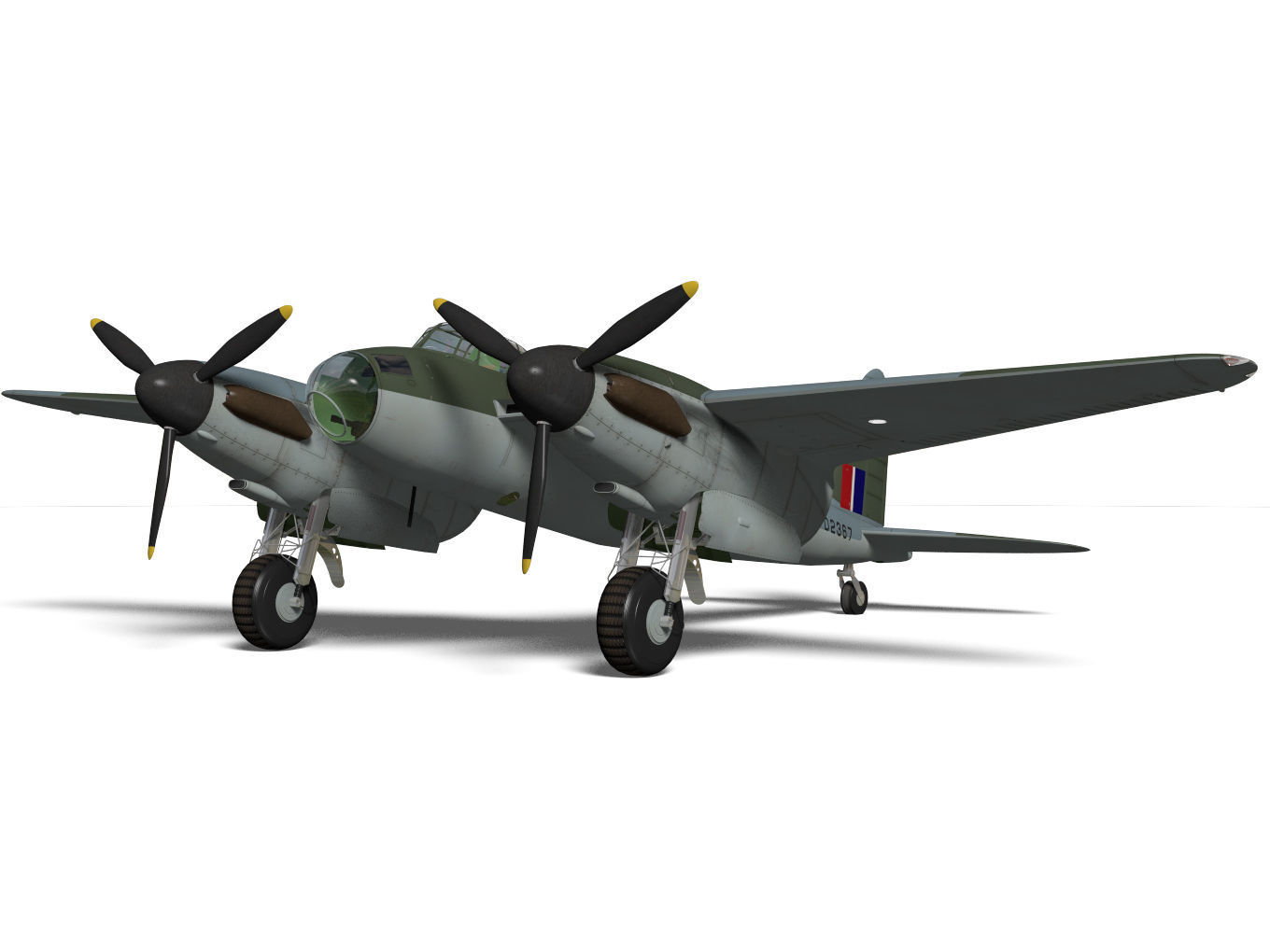 de Havilland DH98 Mosquito MkIV 3D model_8