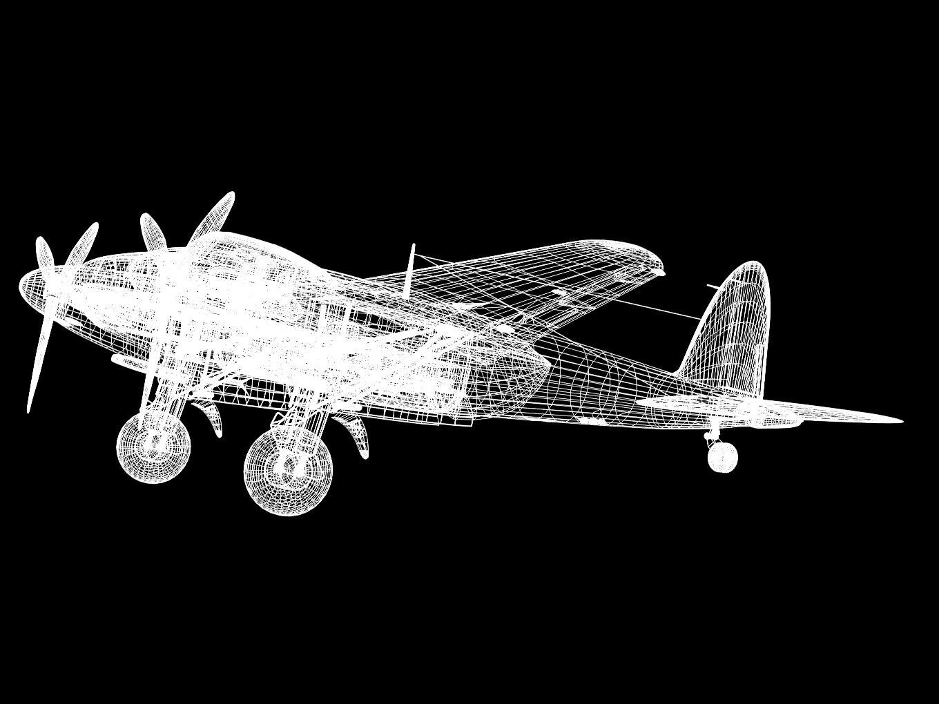 de Havilland DH98 Mosquito MkIV 3D model_16