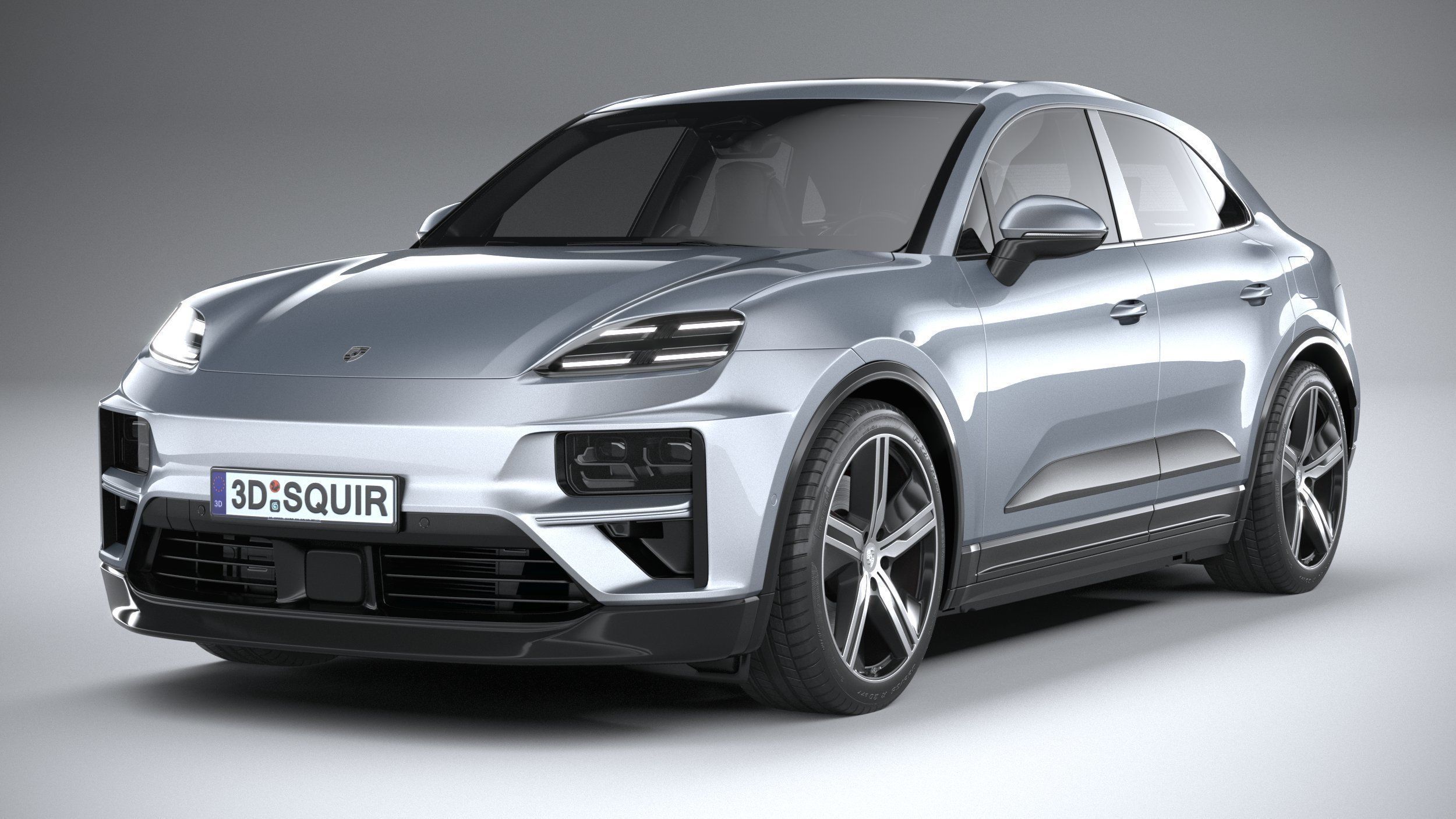 Porsche Macan Turbo 2025 3D model_2