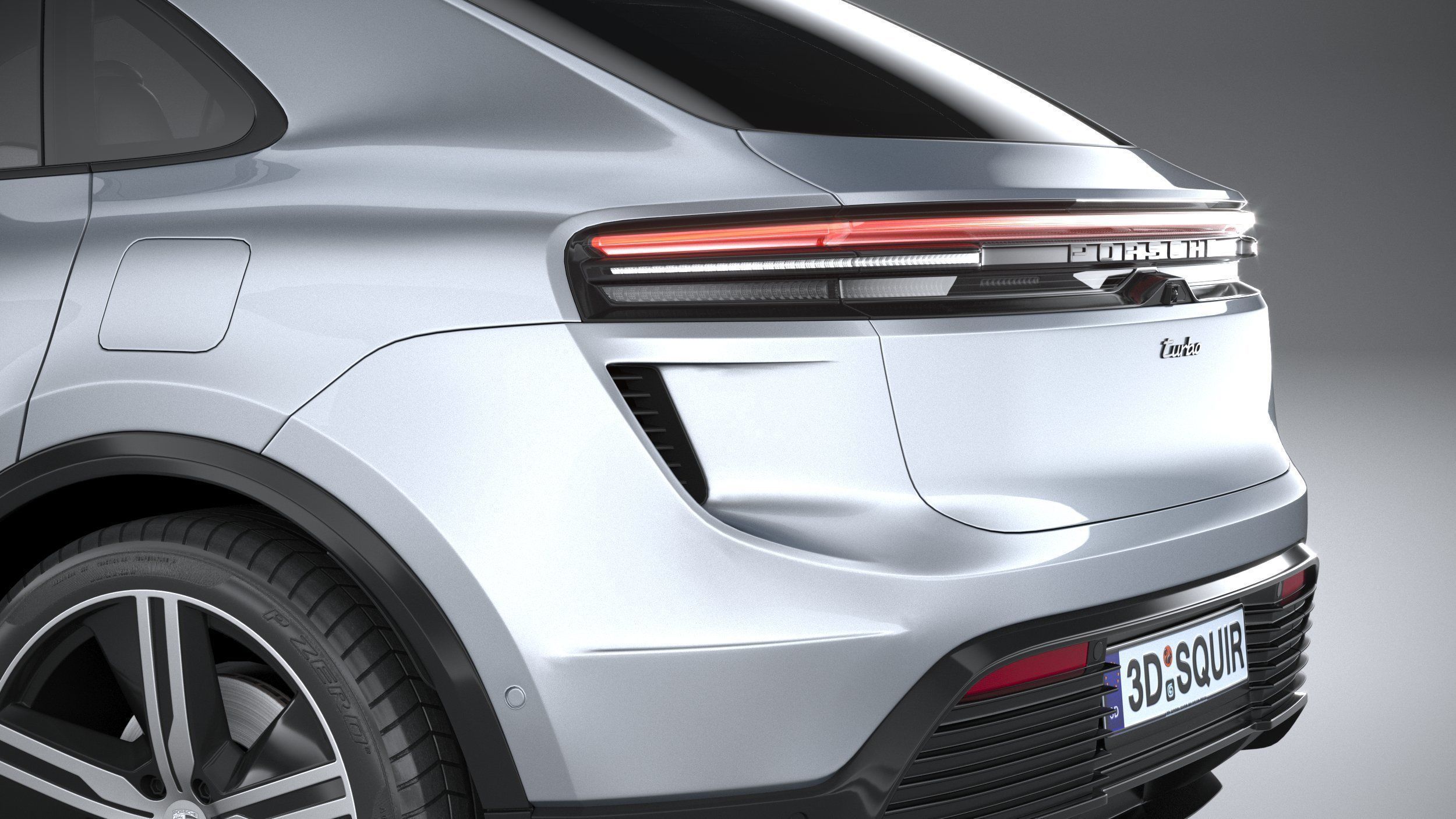 Porsche Macan Turbo 2025 3D model_6