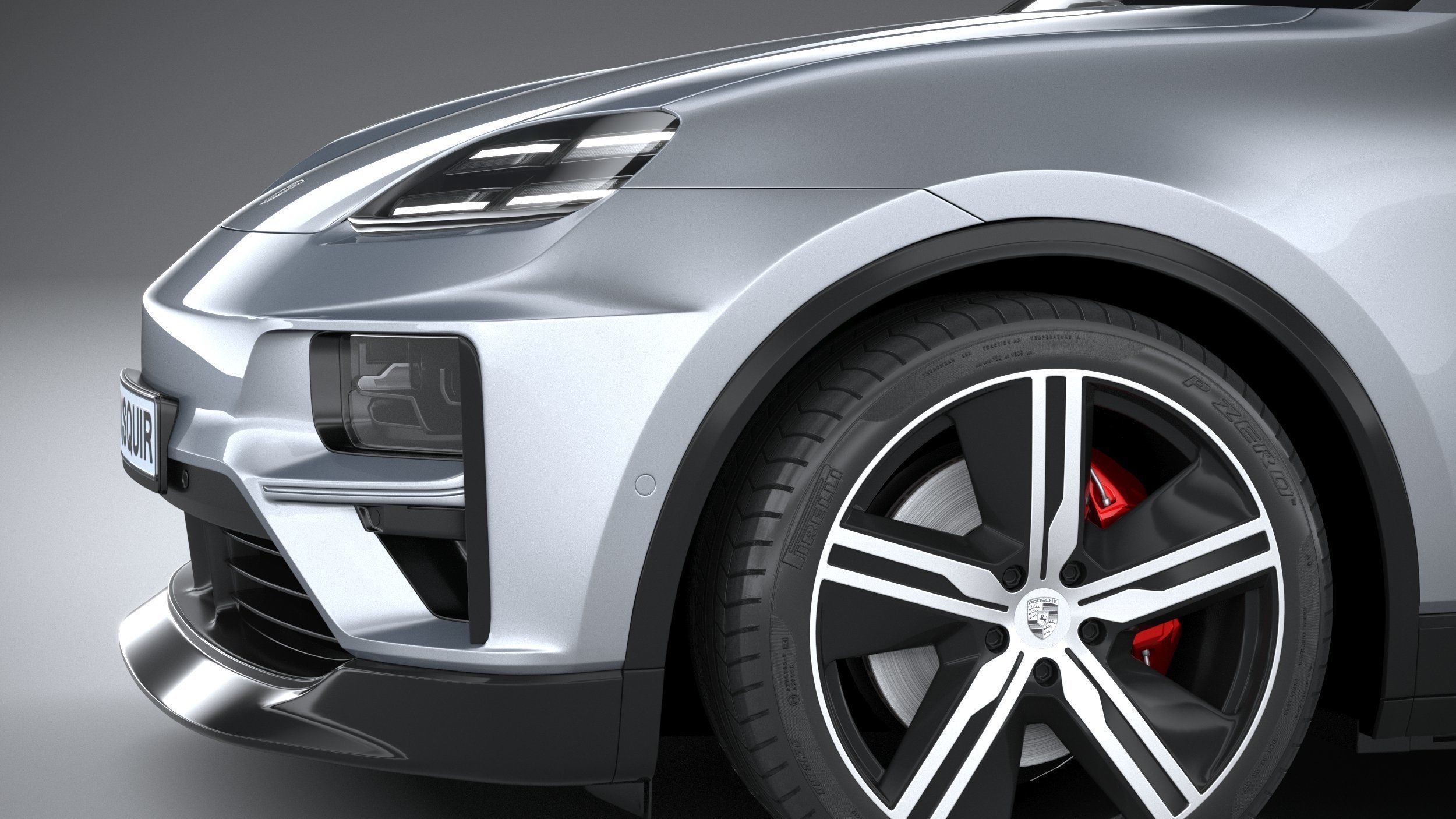 Porsche Macan Turbo 2025 3D model_3