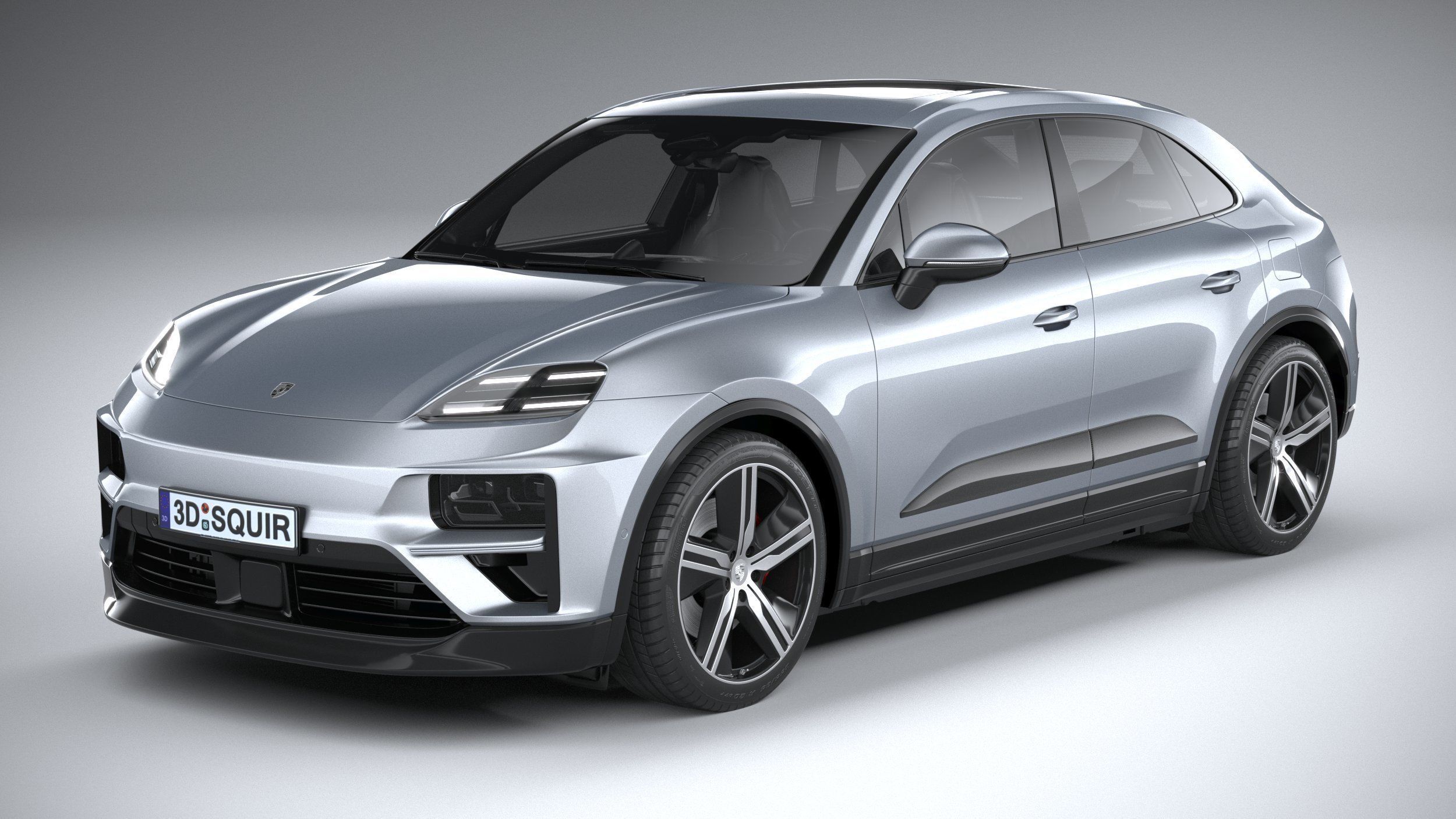 Porsche Macan Turbo 2025 3D model_1