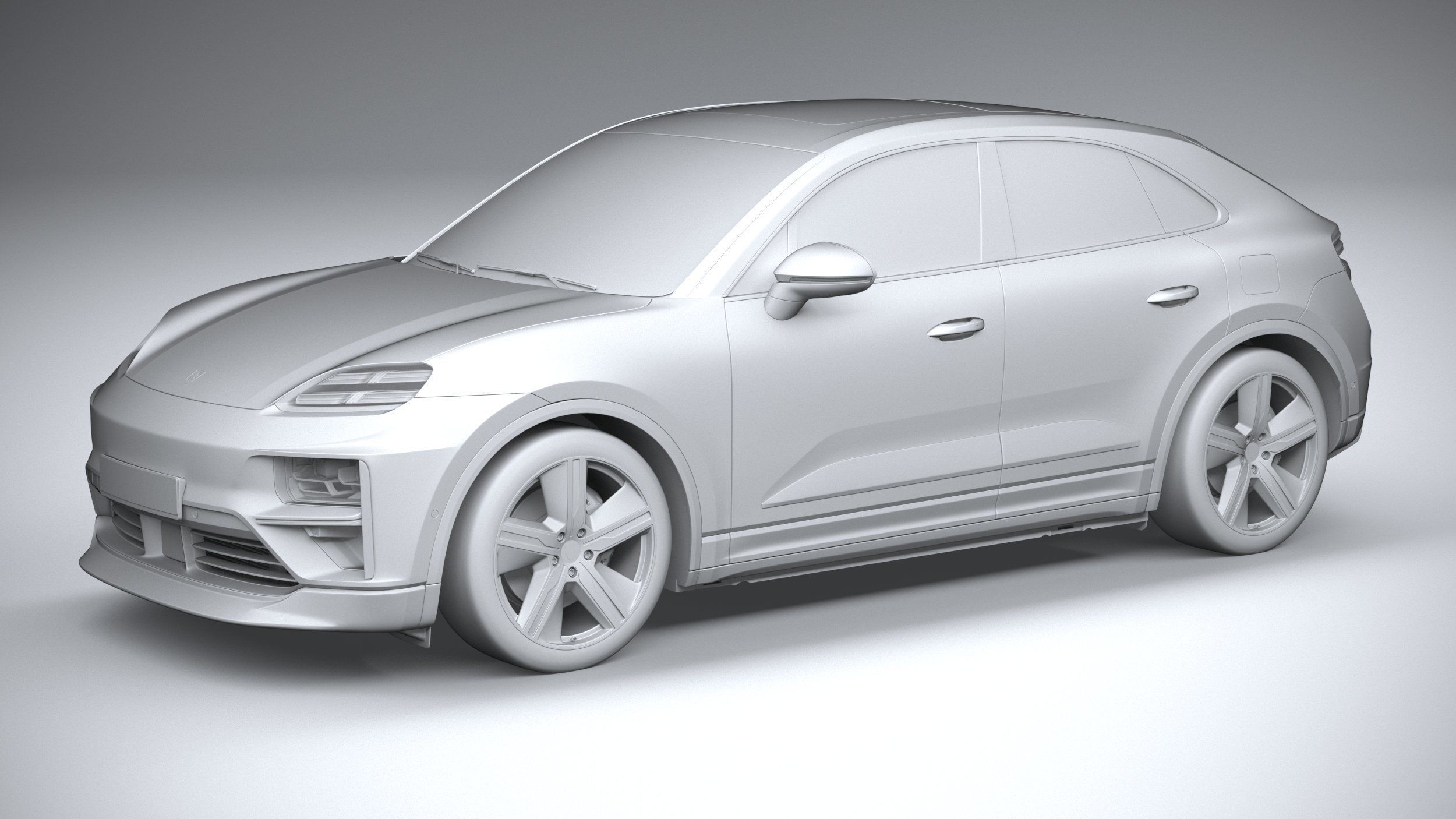 Porsche Macan Turbo 2025 3D model_19