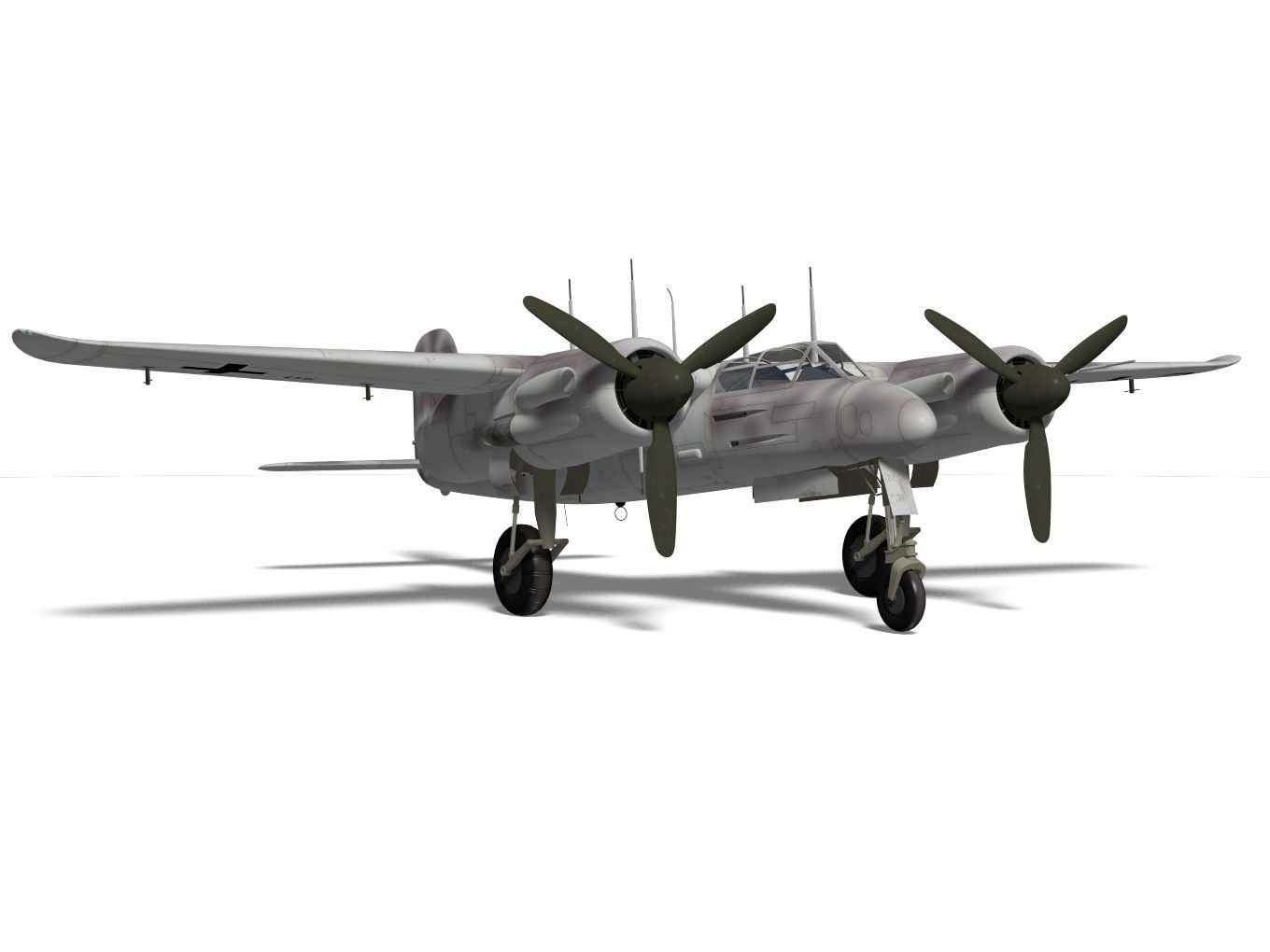 Focke Wulf Ta154 moskito 3D model_8