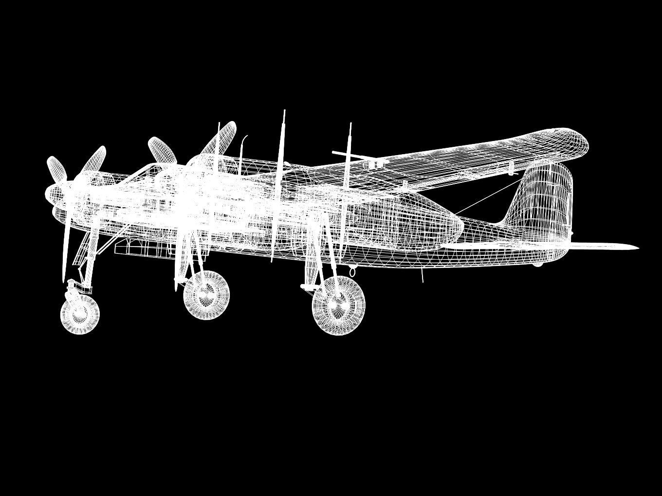 Focke Wulf Ta154 moskito 3D model_16