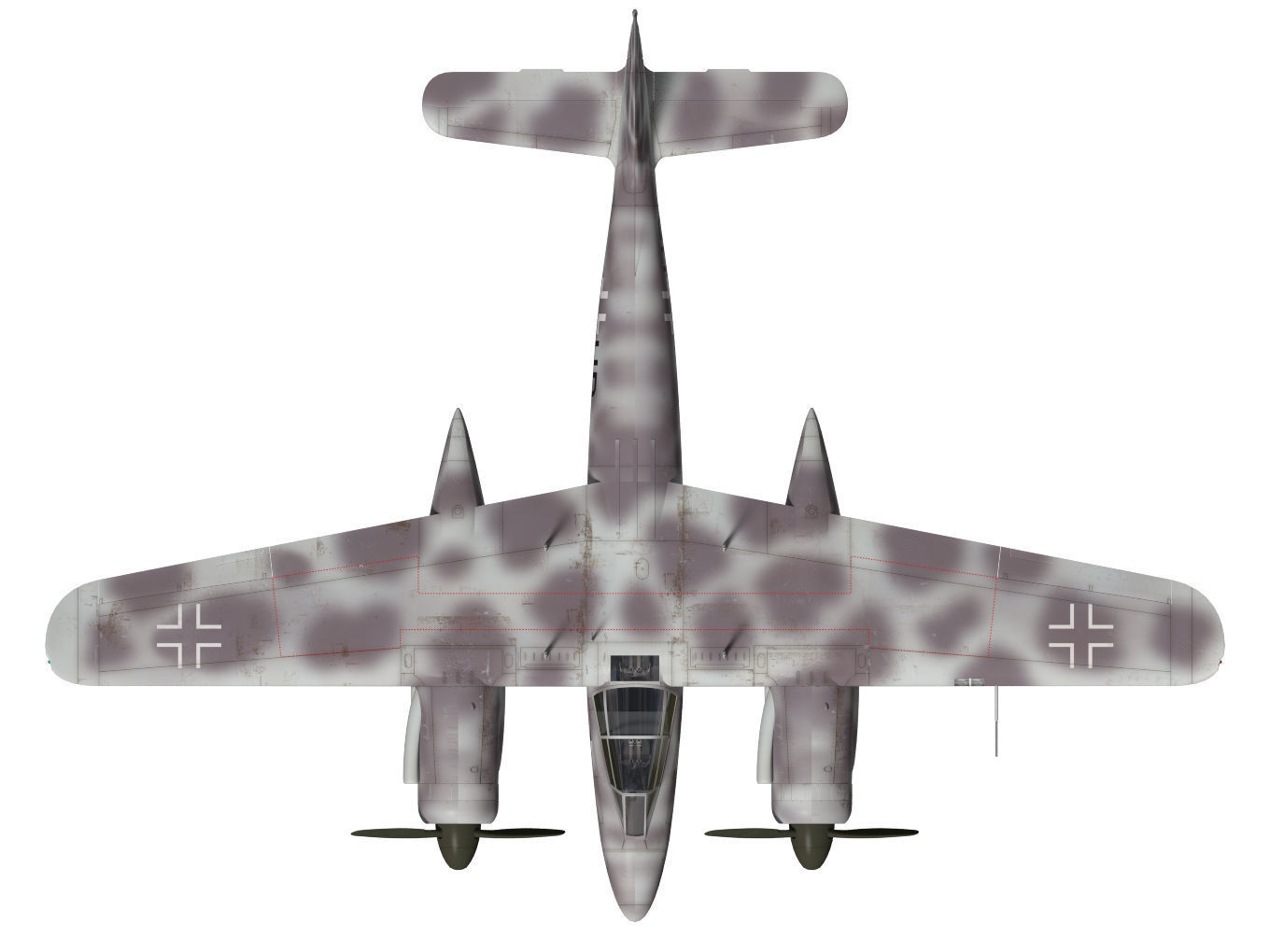 Focke Wulf Ta154 moskito 3D model_12