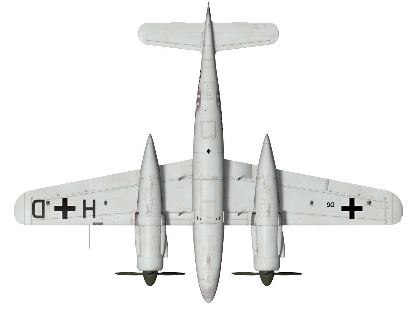 Focke Wulf Ta154 moskito 3D model_13