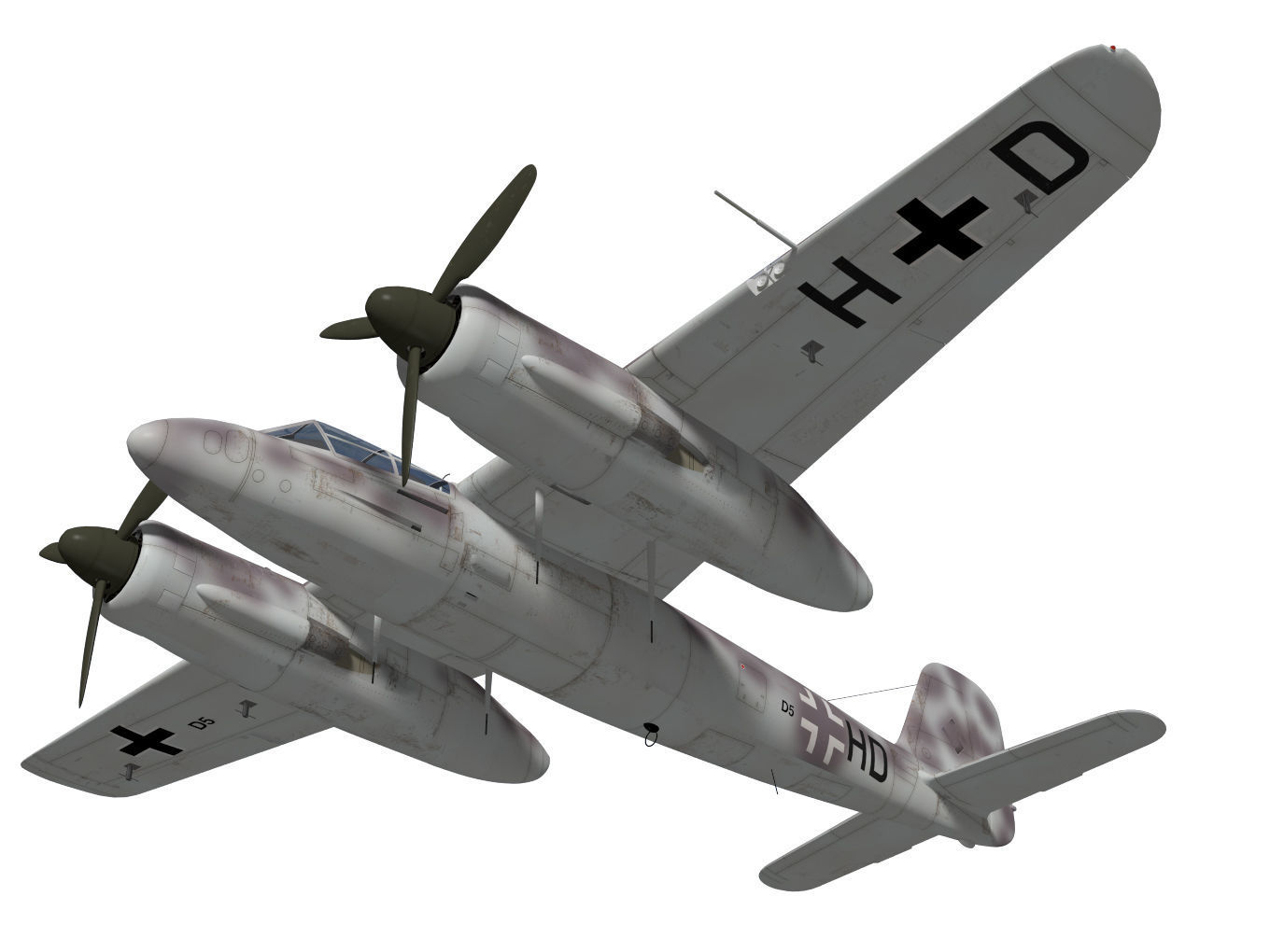 Focke Wulf Ta154 moskito 3D model_3