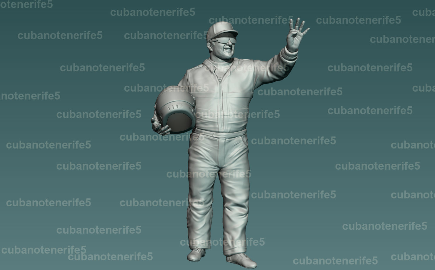 A J FOYT TRIBUTE  LAST RACE 3D print model_6