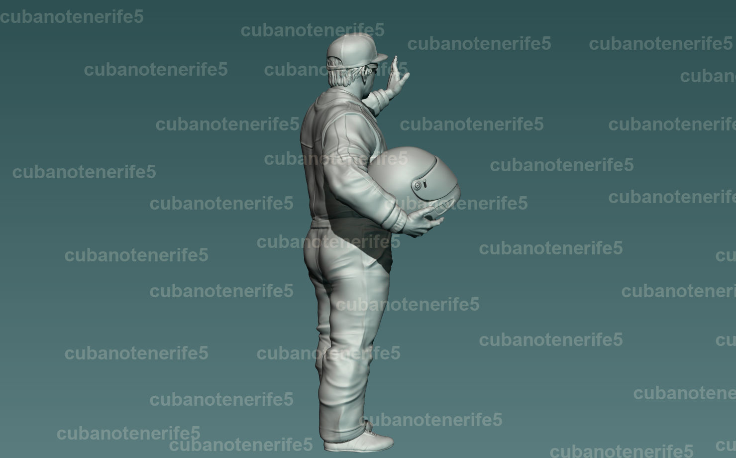 A J FOYT TRIBUTE  LAST RACE 3D print model_2