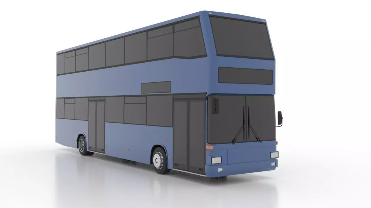 MAN 592 SD202 electric Low Low-poly 3D model