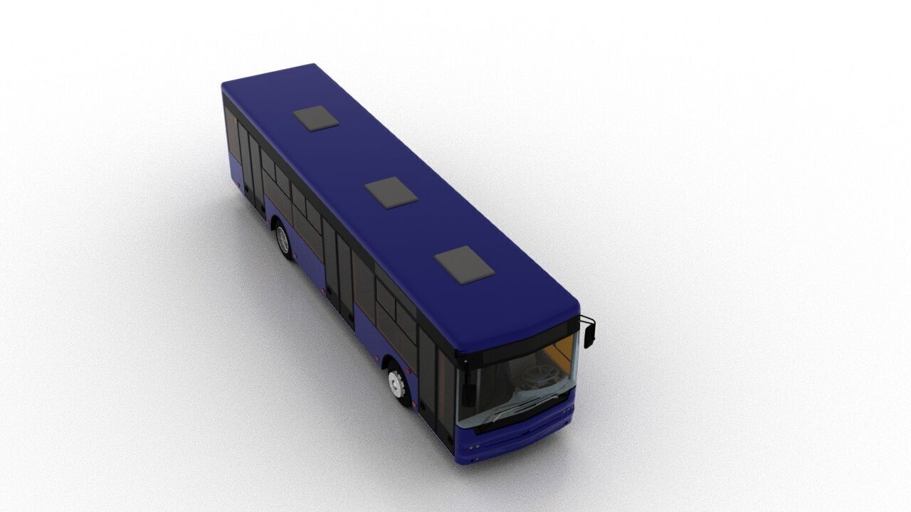 Bus Bogdan A70111 3D model_8