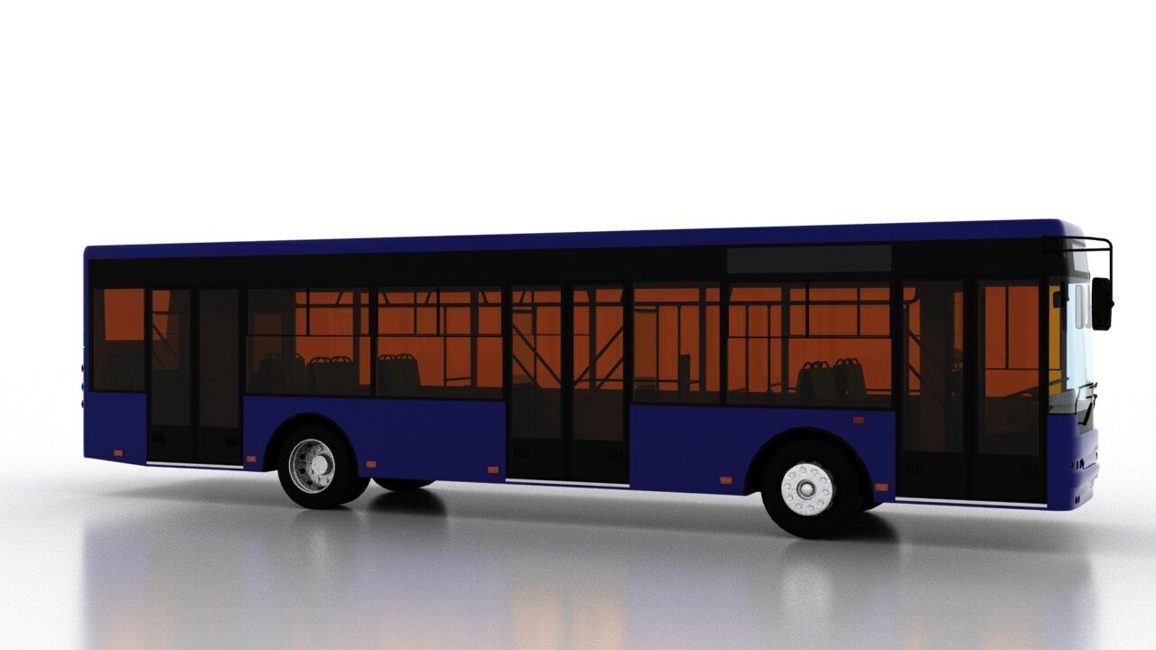 Bus Bogdan A70111 3D model_7