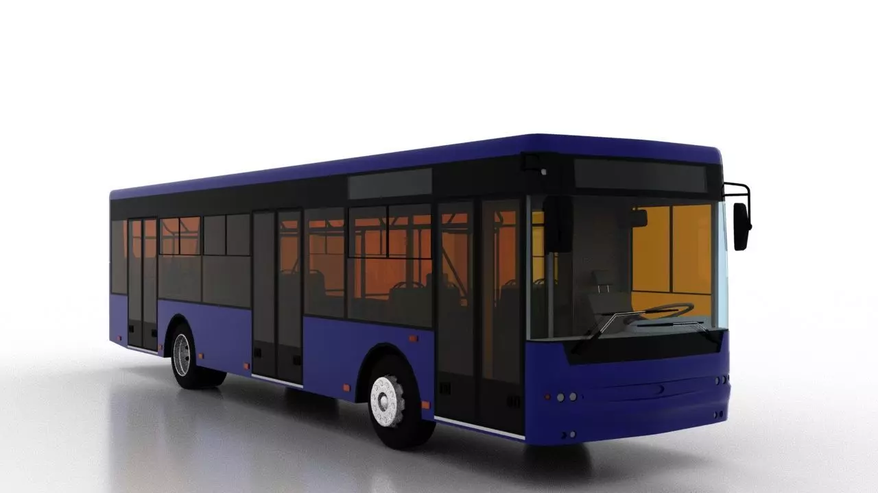 Bus Bogdan A70111 3D model_0