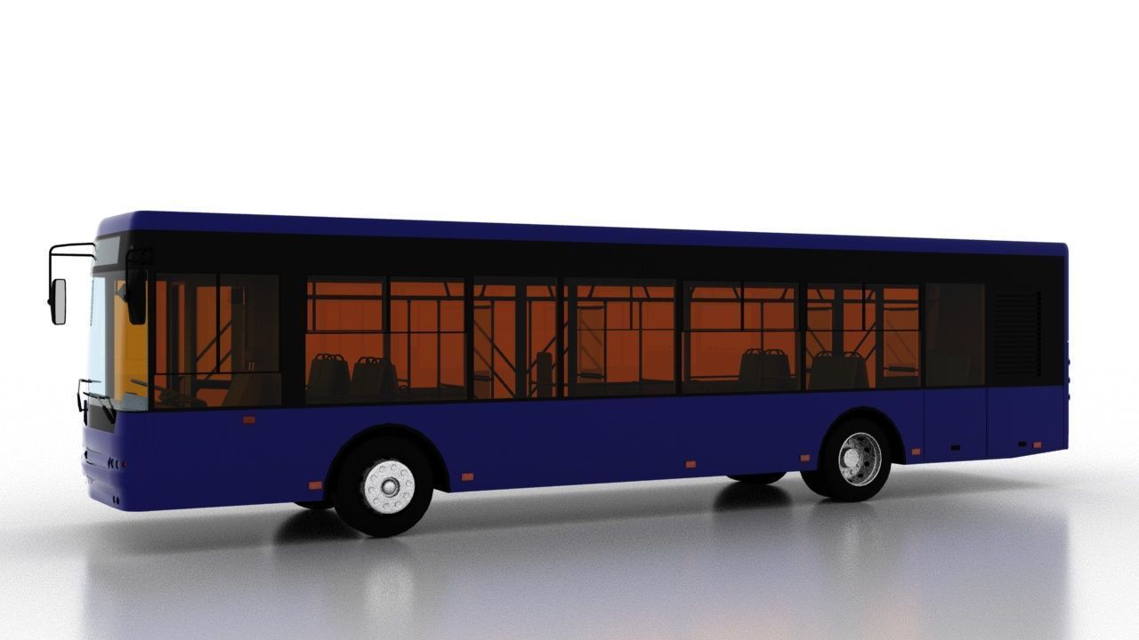 Bus Bogdan A70111 3D model_2