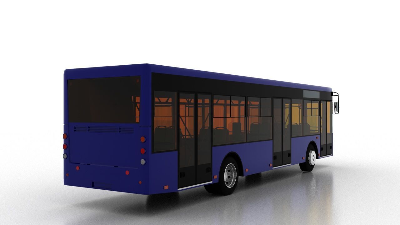 Bus Bogdan A70111 3D model_5