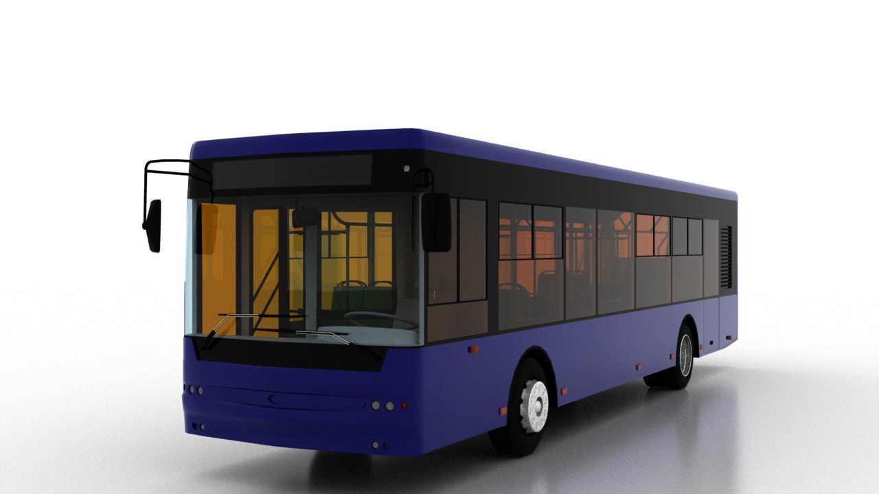Bus Bogdan A70111 3D model_1