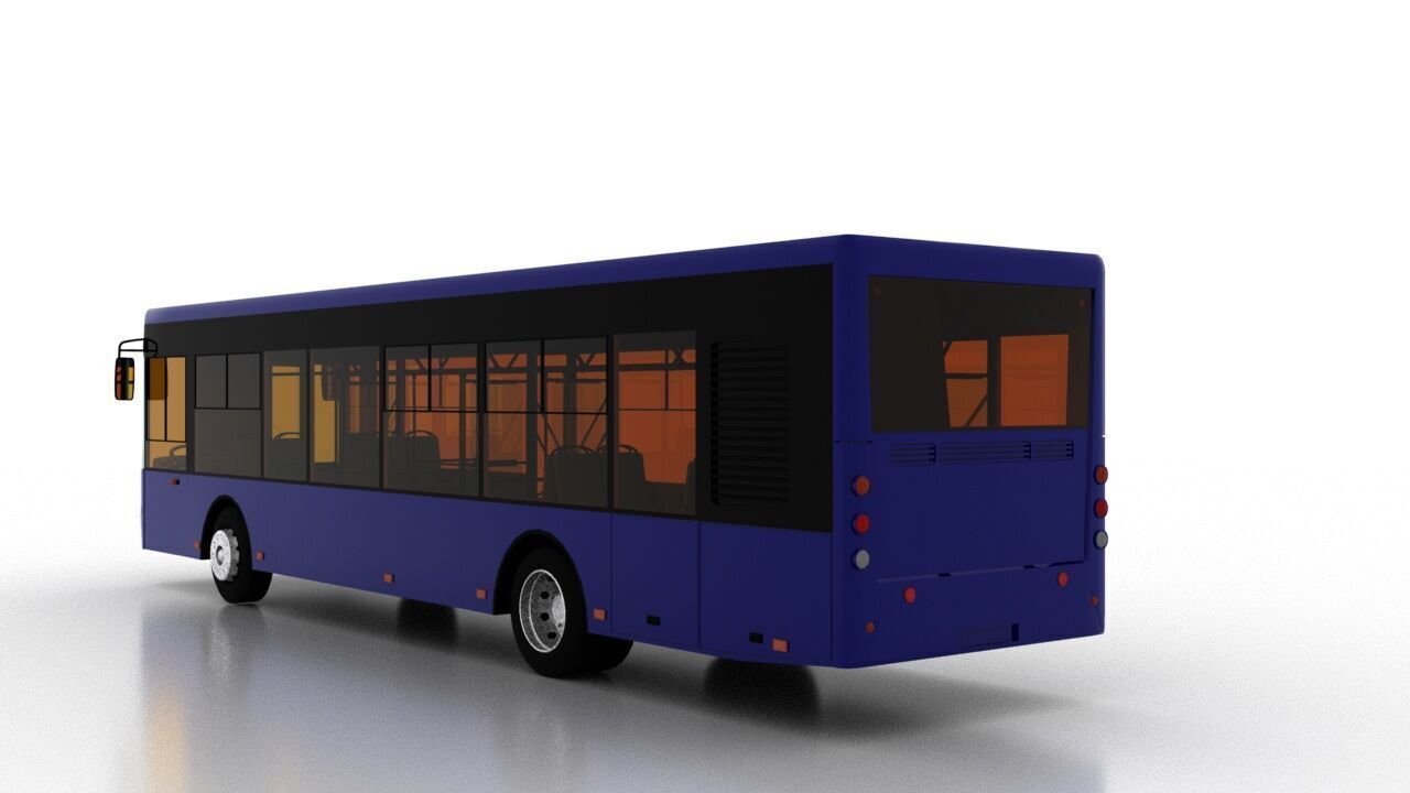 Bus Bogdan A70111 3D model_4