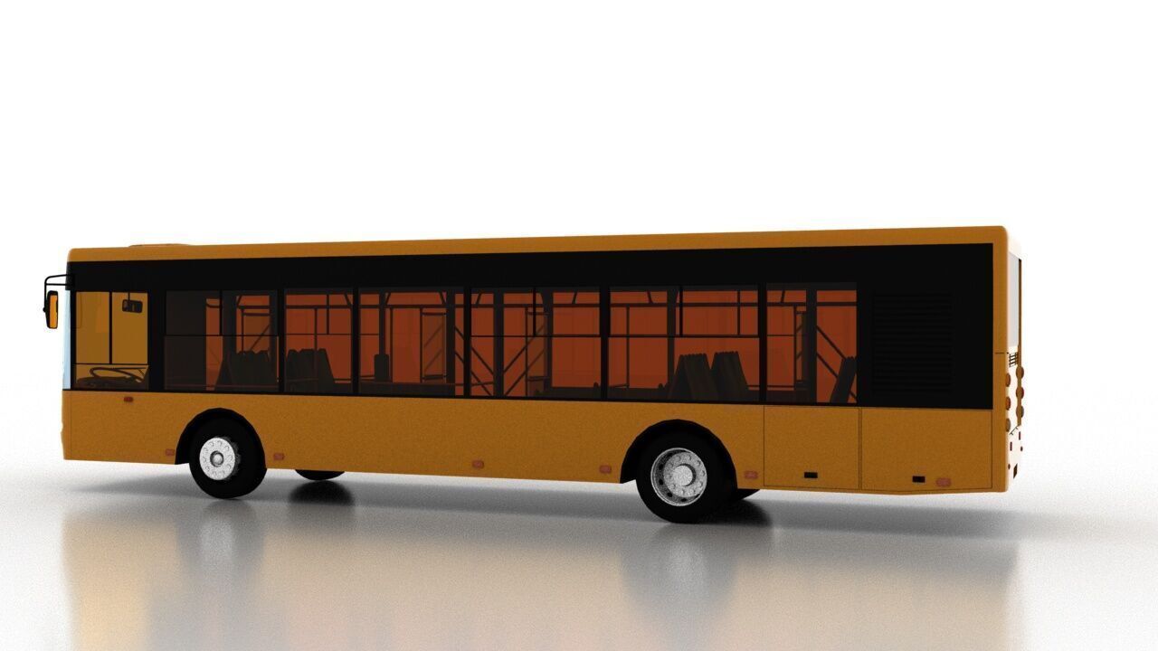 Bus Bogdan A70112 3D model_3