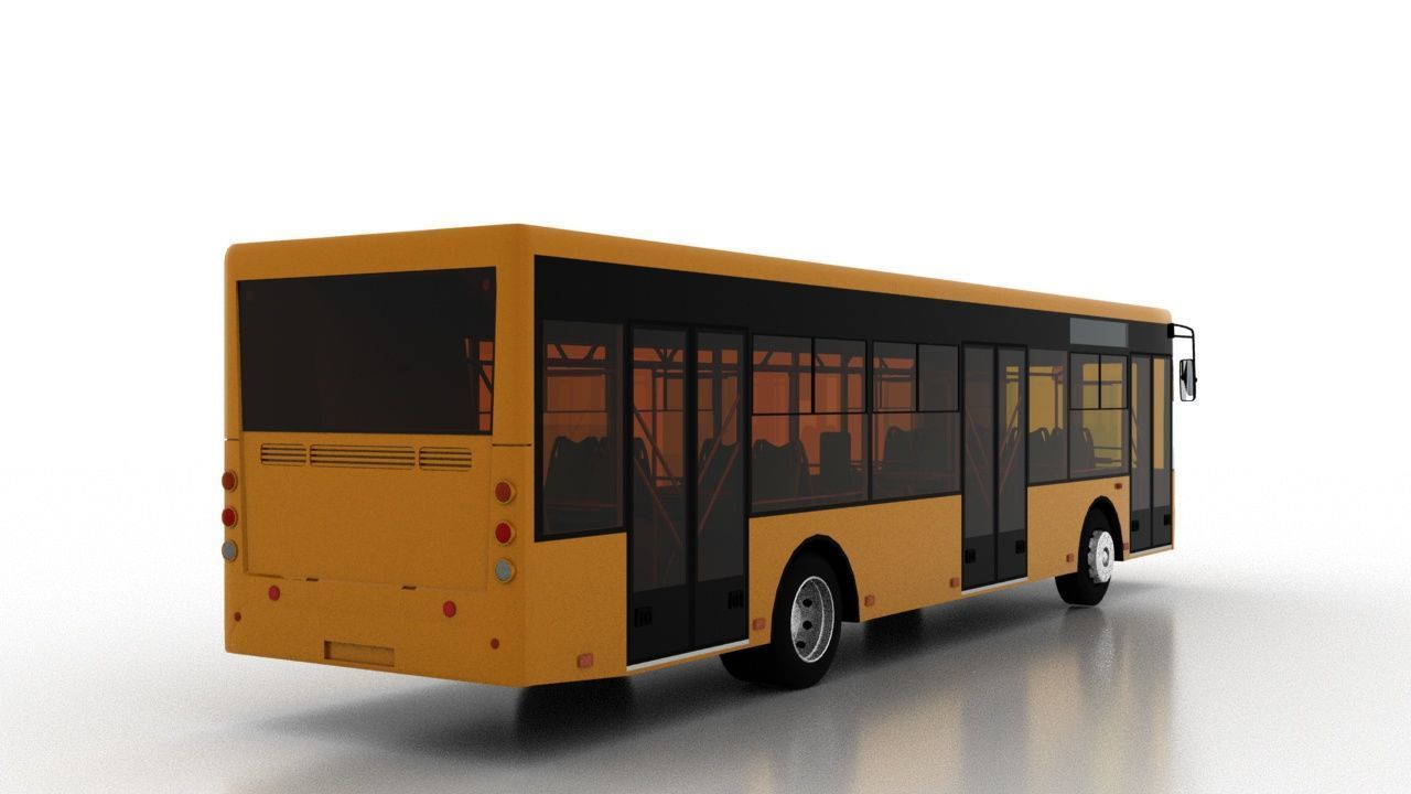 Bus Bogdan A70112 3D model_5