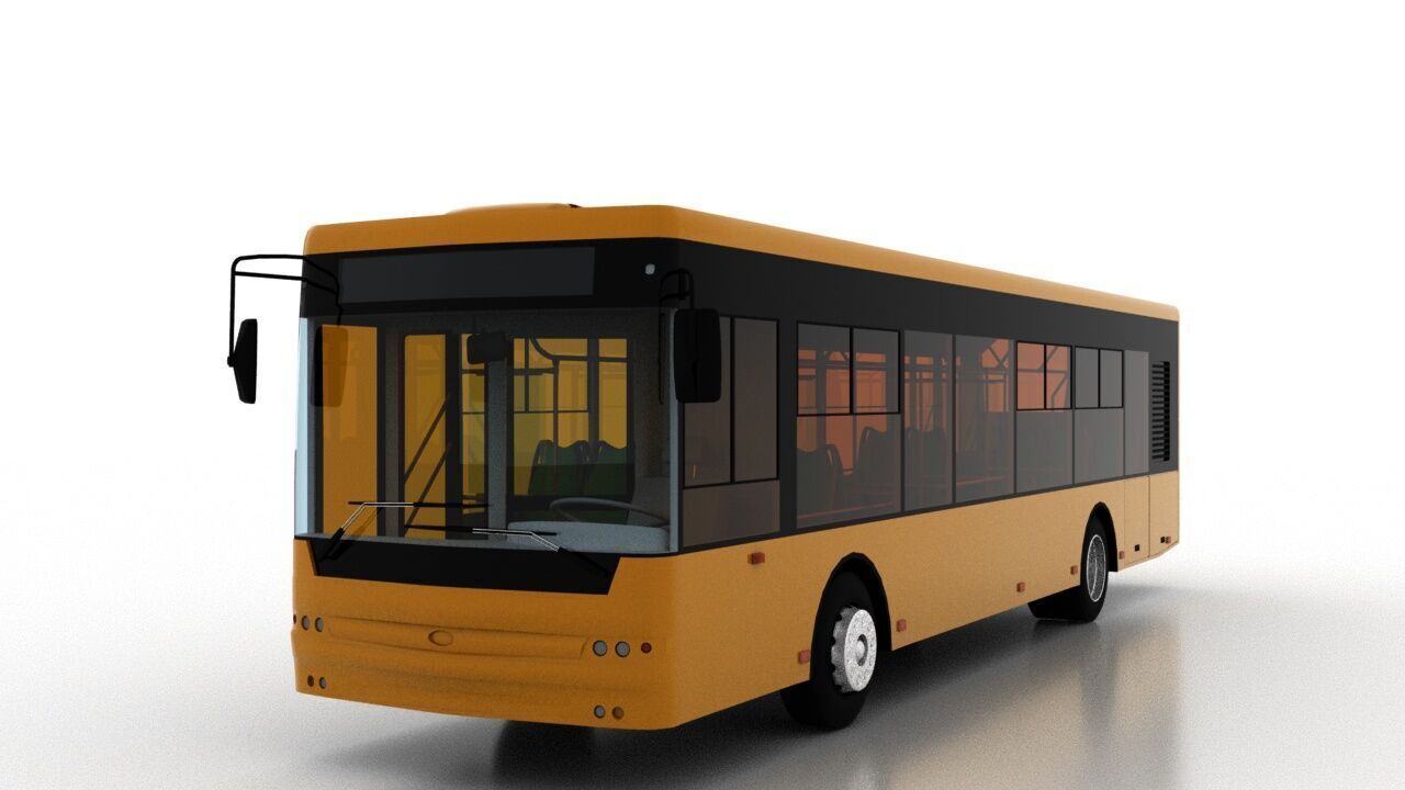 Bus Bogdan A70112 3D model_1