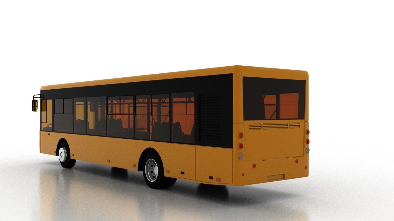 Bus Bogdan A70112 3D model_4