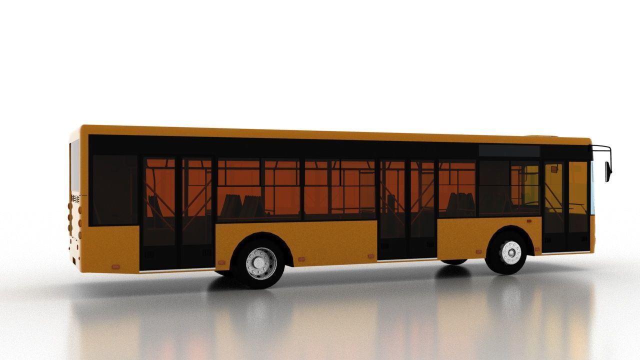 Bus Bogdan A70112 3D model_6