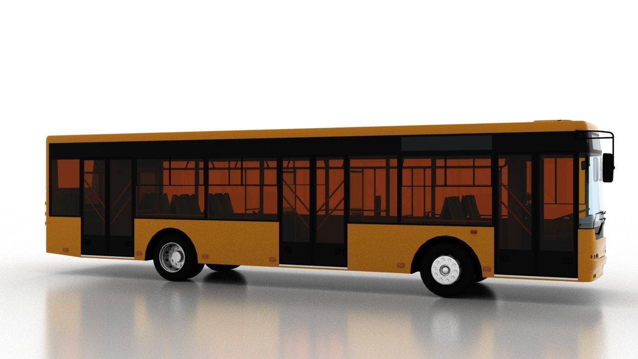 Bus Bogdan A70112 3D model_7