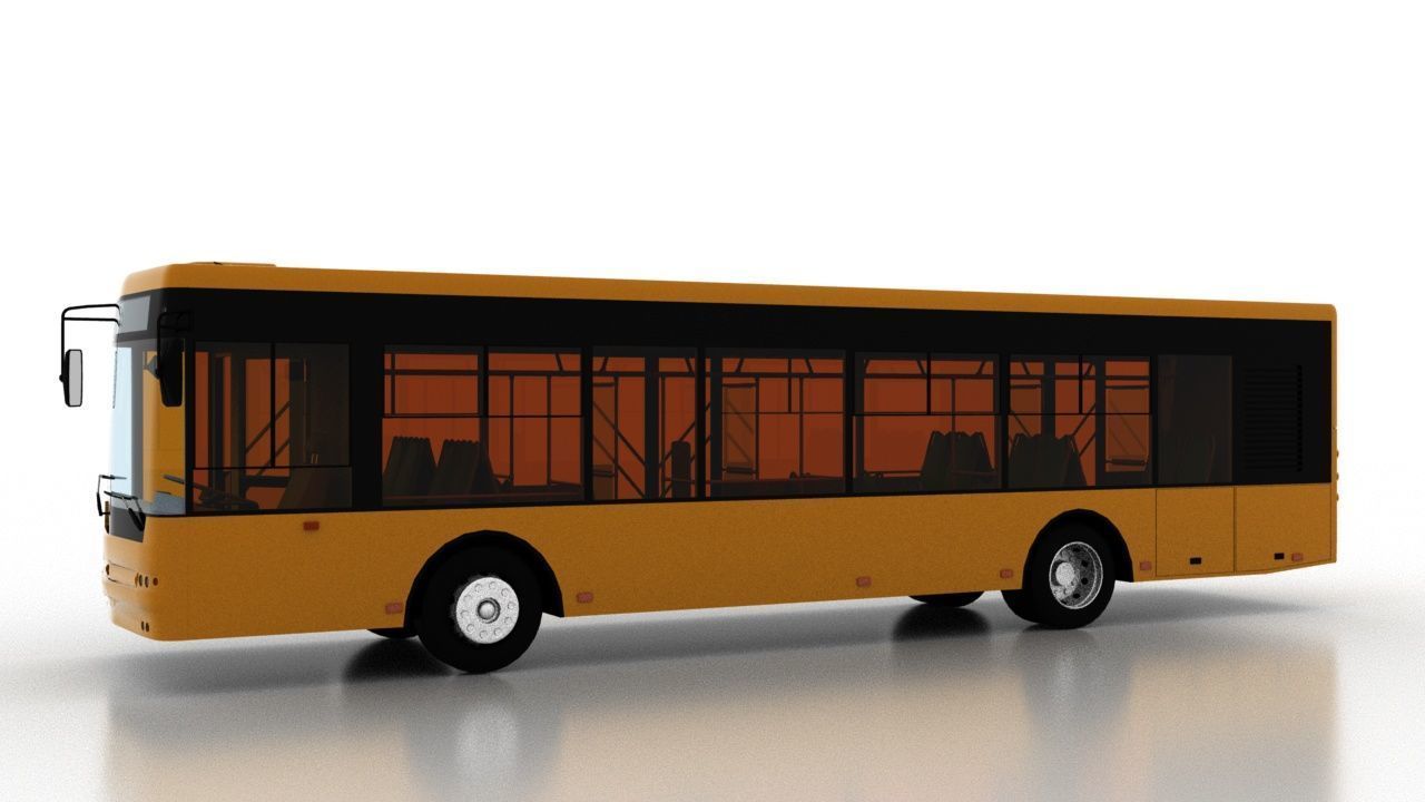 Bus Bogdan A70112 3D model_2