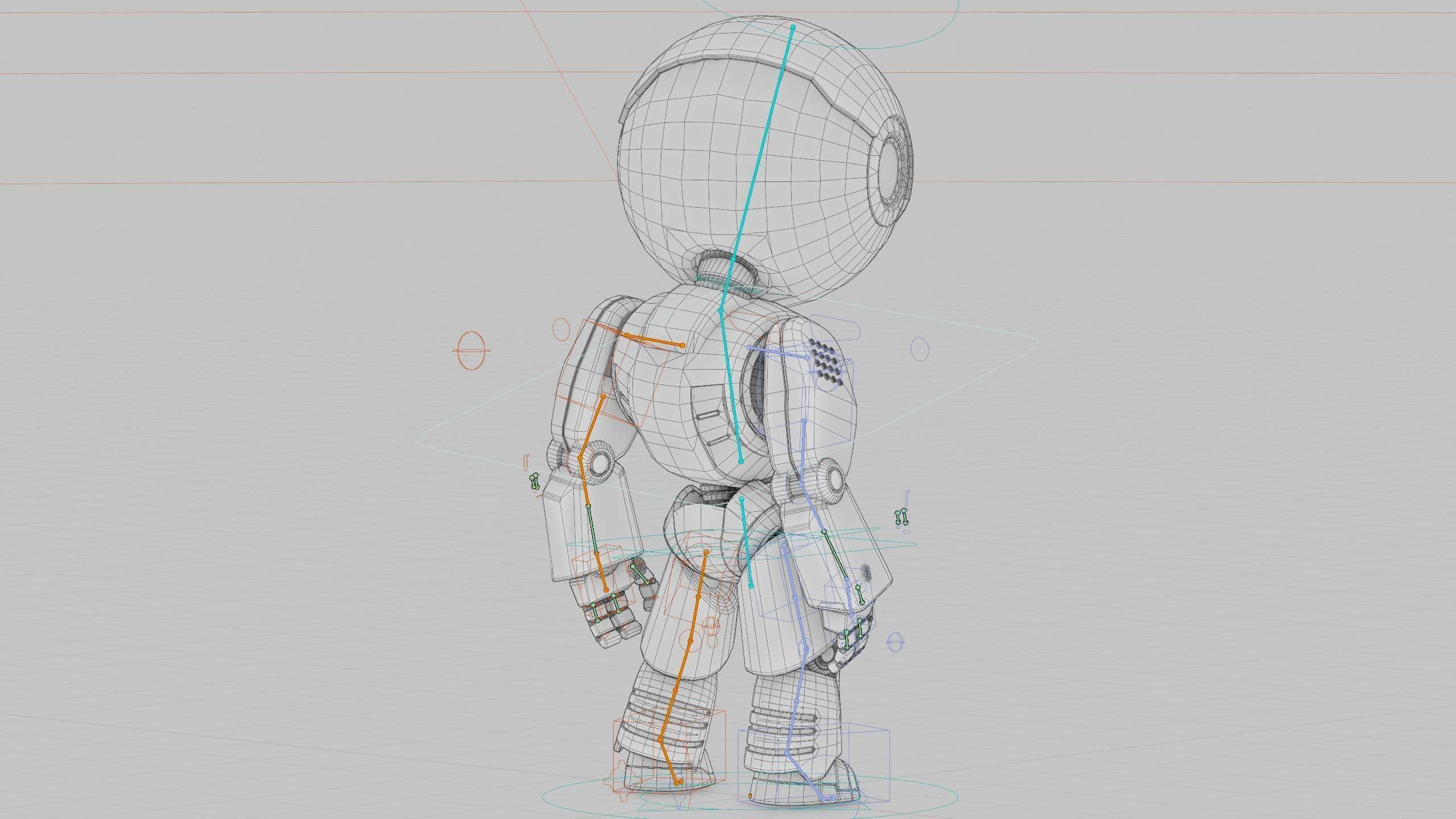 DROID NINO C-2 Rigged for Unreal Engine - Unity - MIXAMO 3D model_41