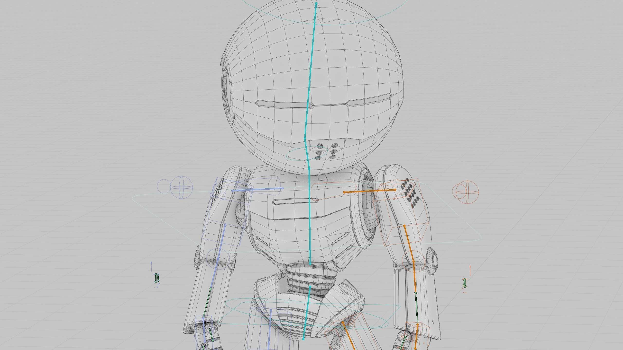 DROID NINO C-2 Rigged for Unreal Engine - Unity - MIXAMO 3D model_42