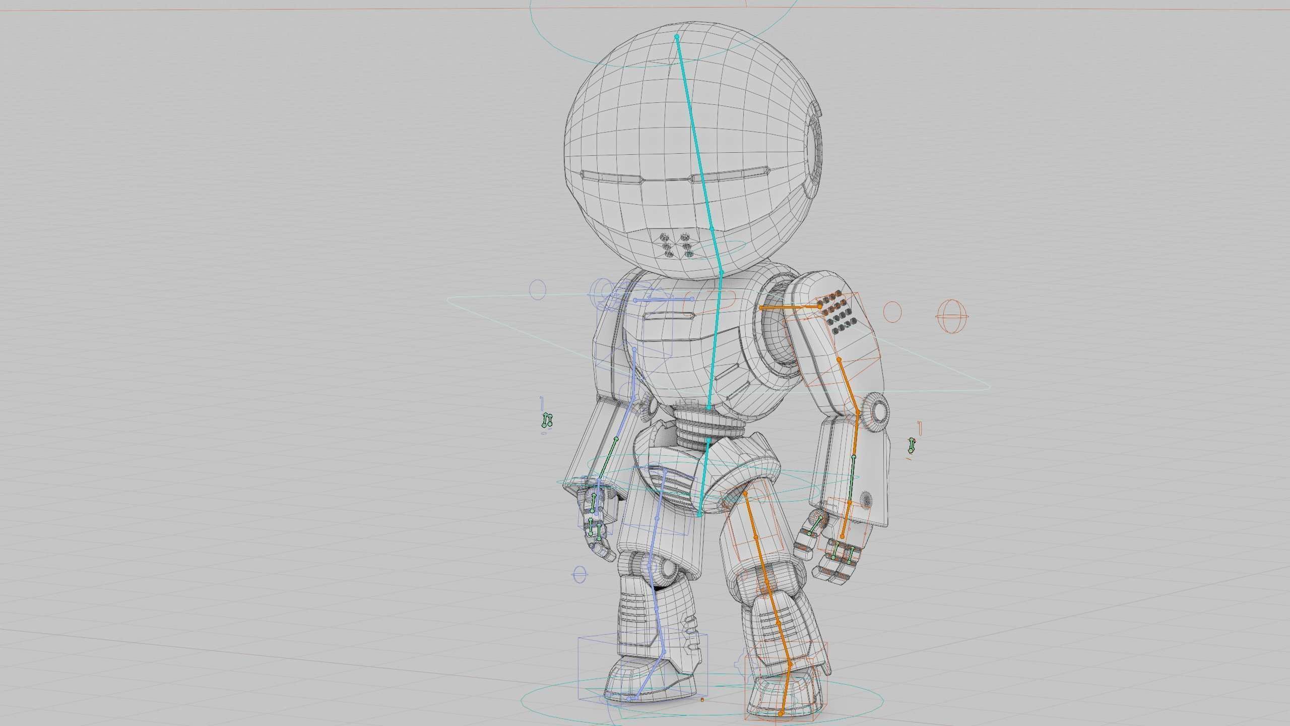 DROID NINO C-2 Rigged for Unreal Engine - Unity - MIXAMO 3D model_40