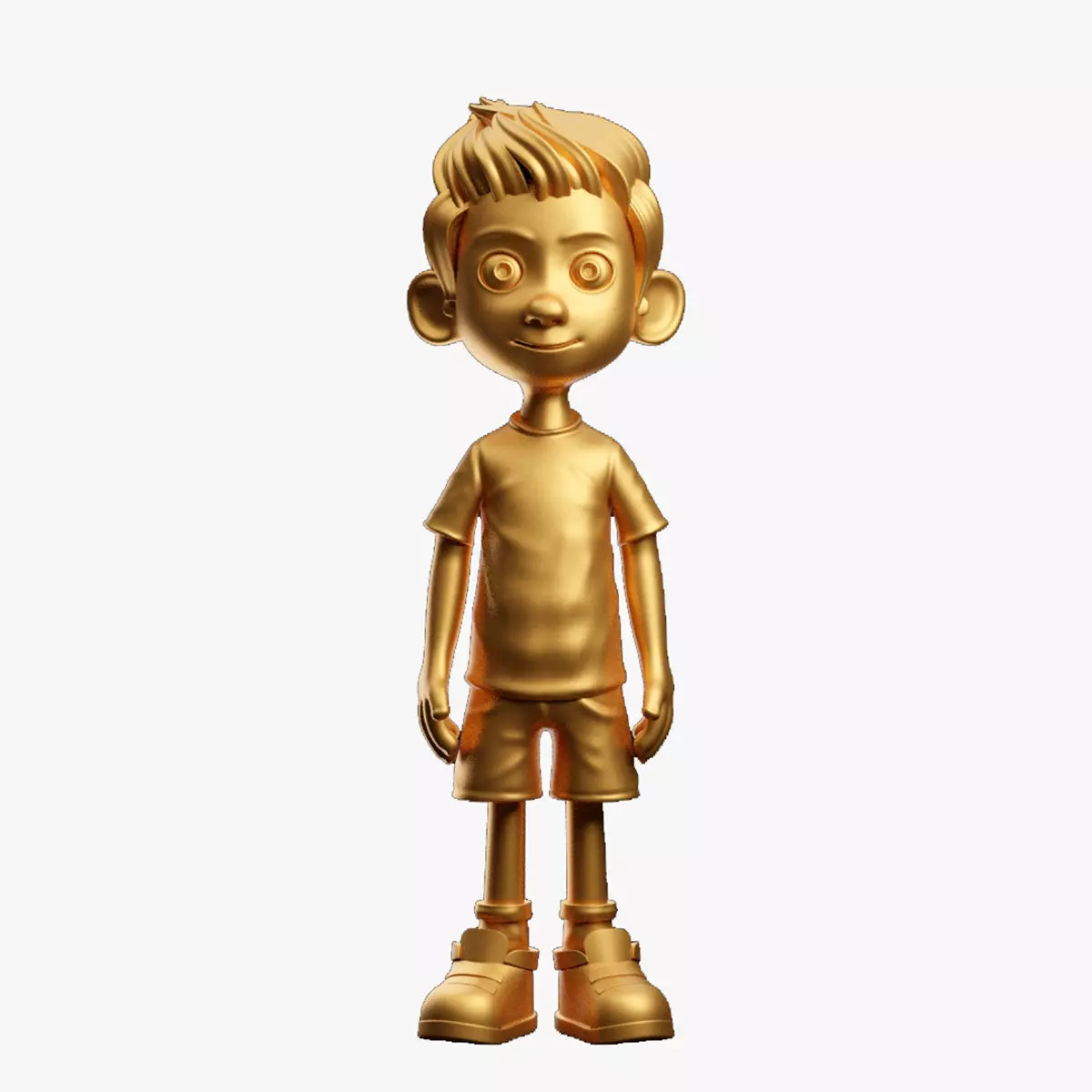 Boy Character Sculpture 3D print model
