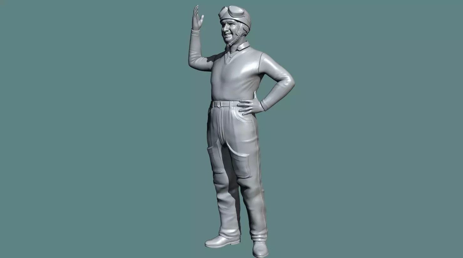 ALBERTO ASCARI FORMULA 1 3D print model_5