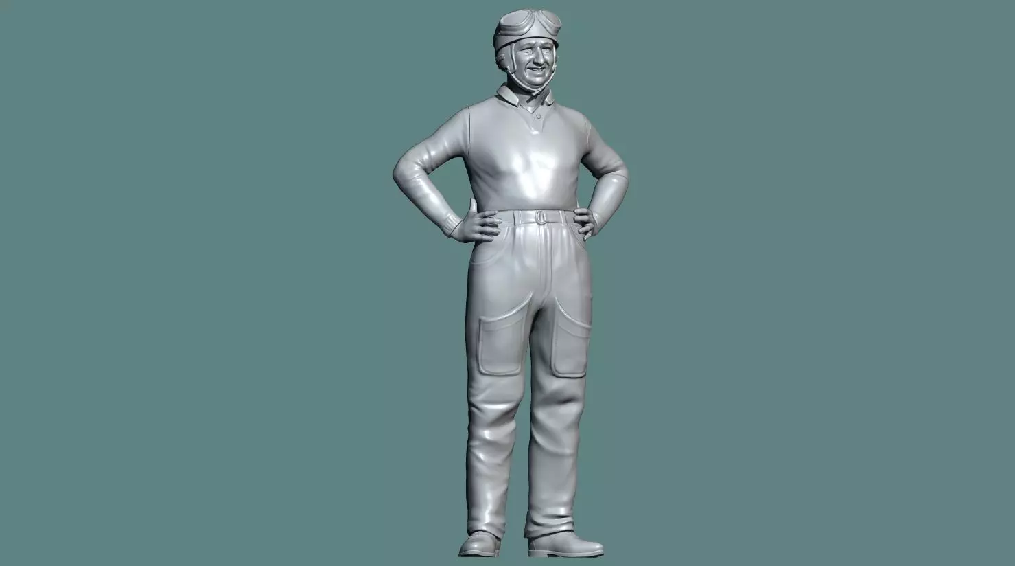 ALBERTO ASCARI FORMULA 1 3D print model_7