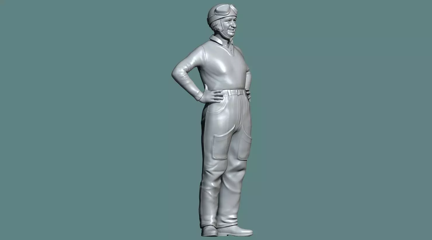 ALBERTO ASCARI FORMULA 1 3D print model_1