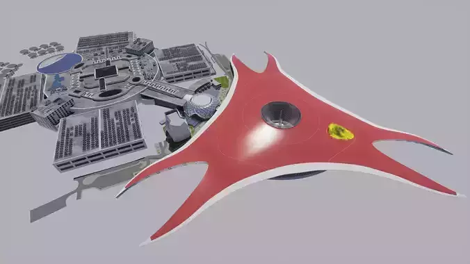 Abu Dhabi 3D model