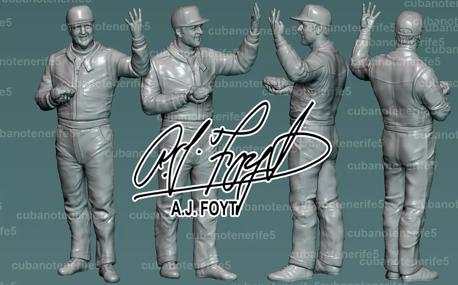 AJ FOYT 1970 INDY 500 3D print model_0