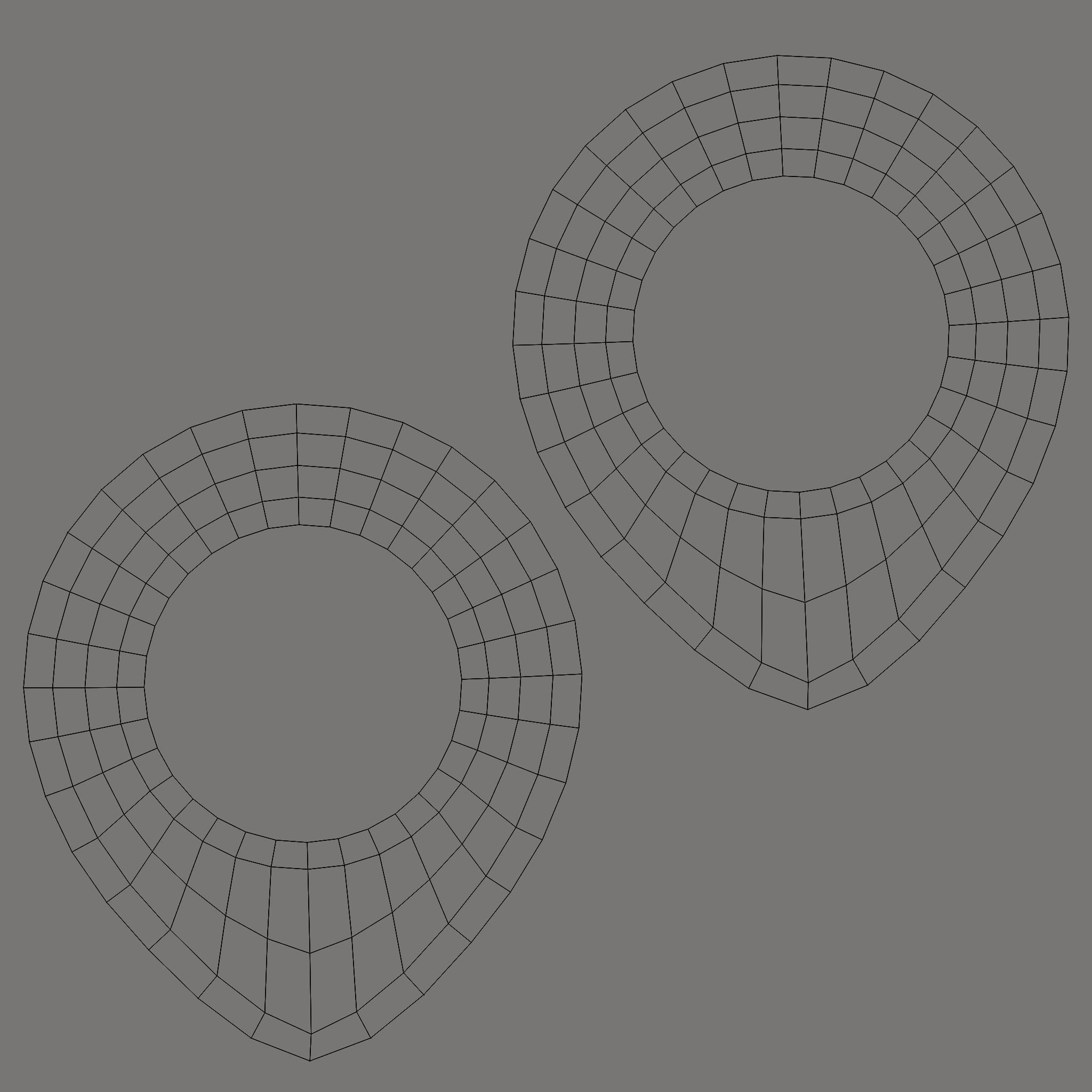 Pin 004 - Map Pointer Basic Blue Low-poly 3D model_11