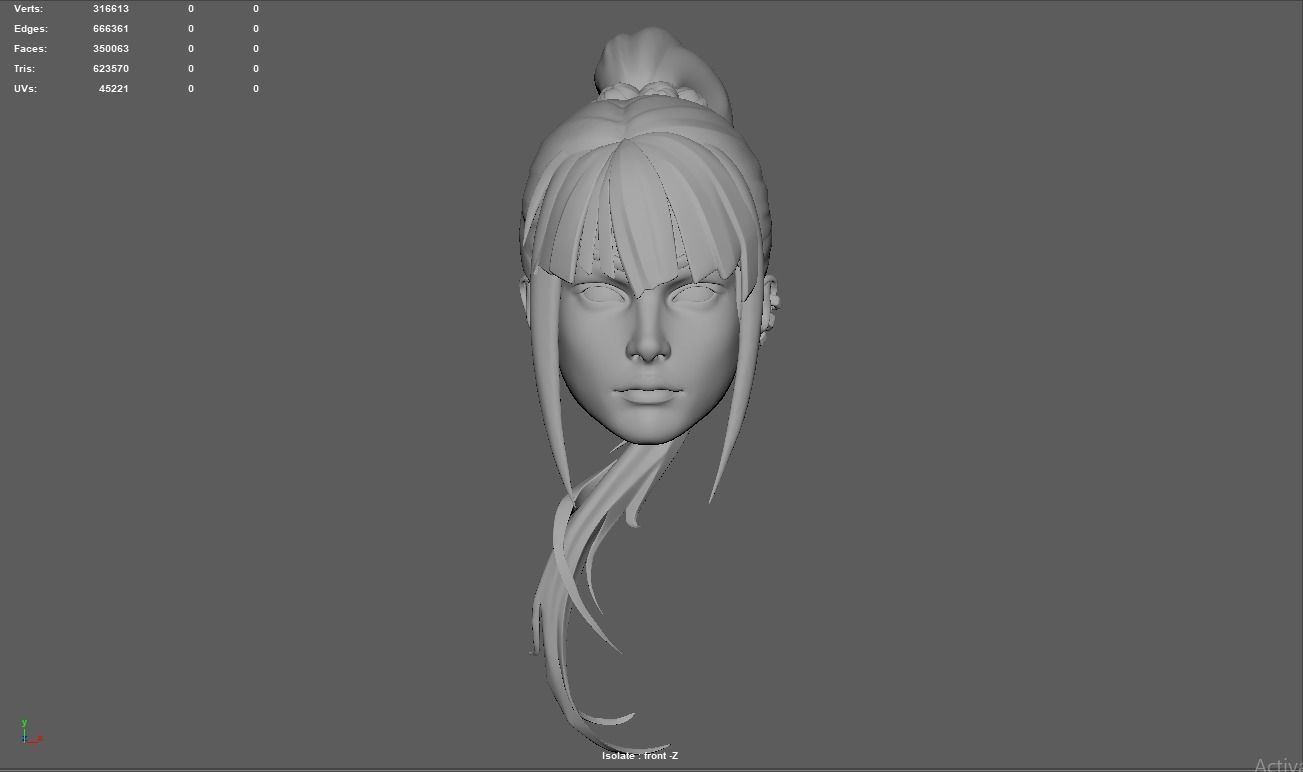 DC PUNCHLINE ALEXIS KAYE HEAD SCLUPT 3D print model_6