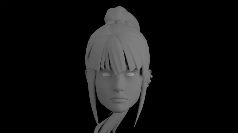 DC PUNCHLINE ALEXIS KAYE HEAD SCLUPT 3D print model_0