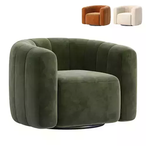FITZ CHANNELED SWIVEL CHAIR