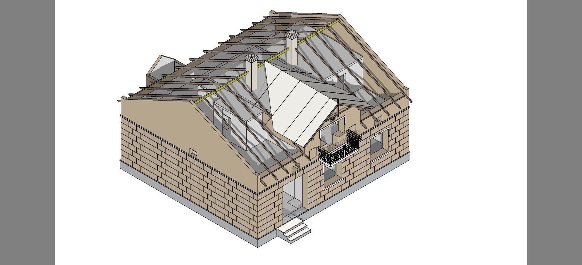 memorial museum of Roman Shukhevich lviv ukraine 3D model_11