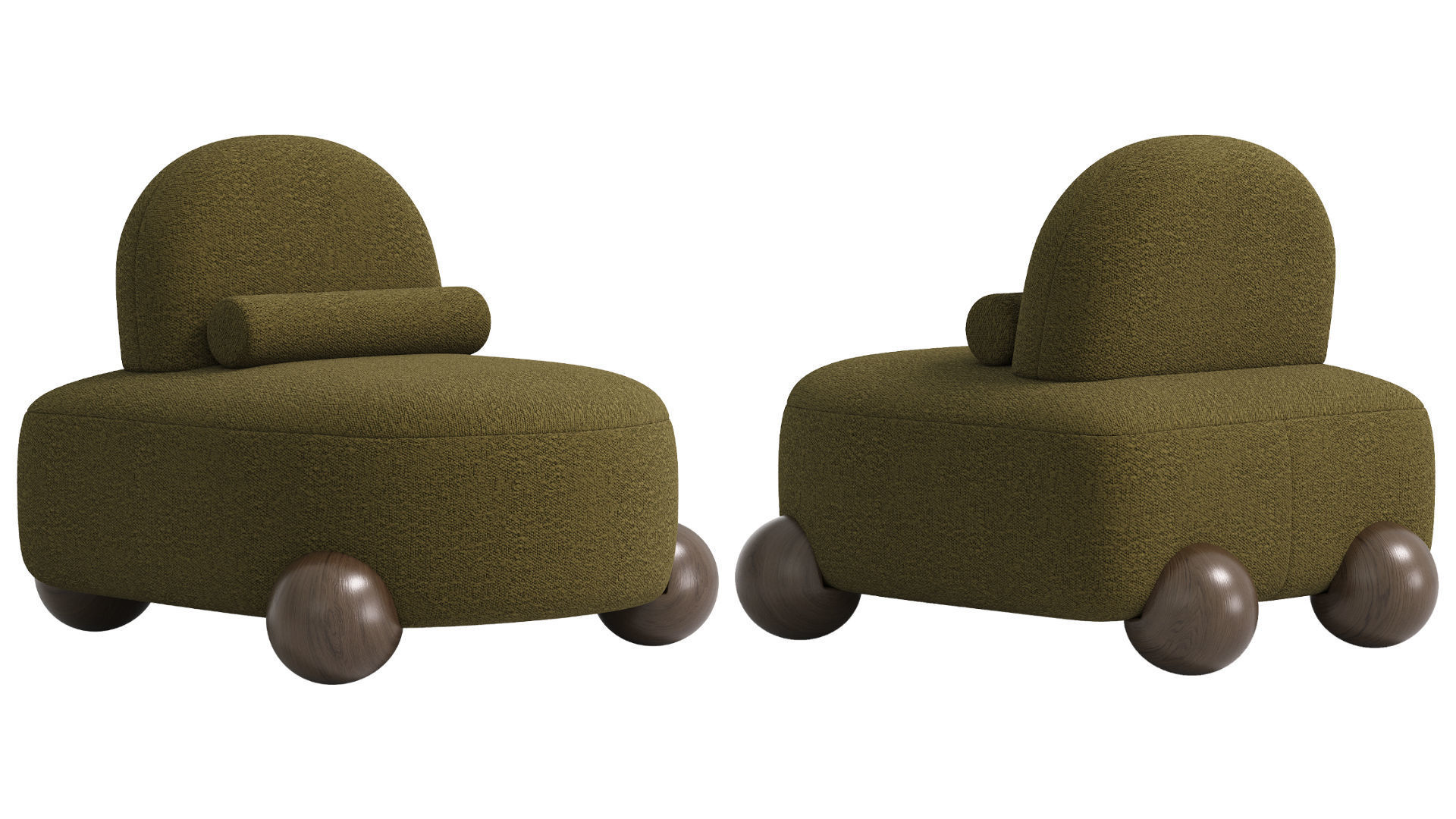 Object 076 Armchair by NG Design 3D model_8