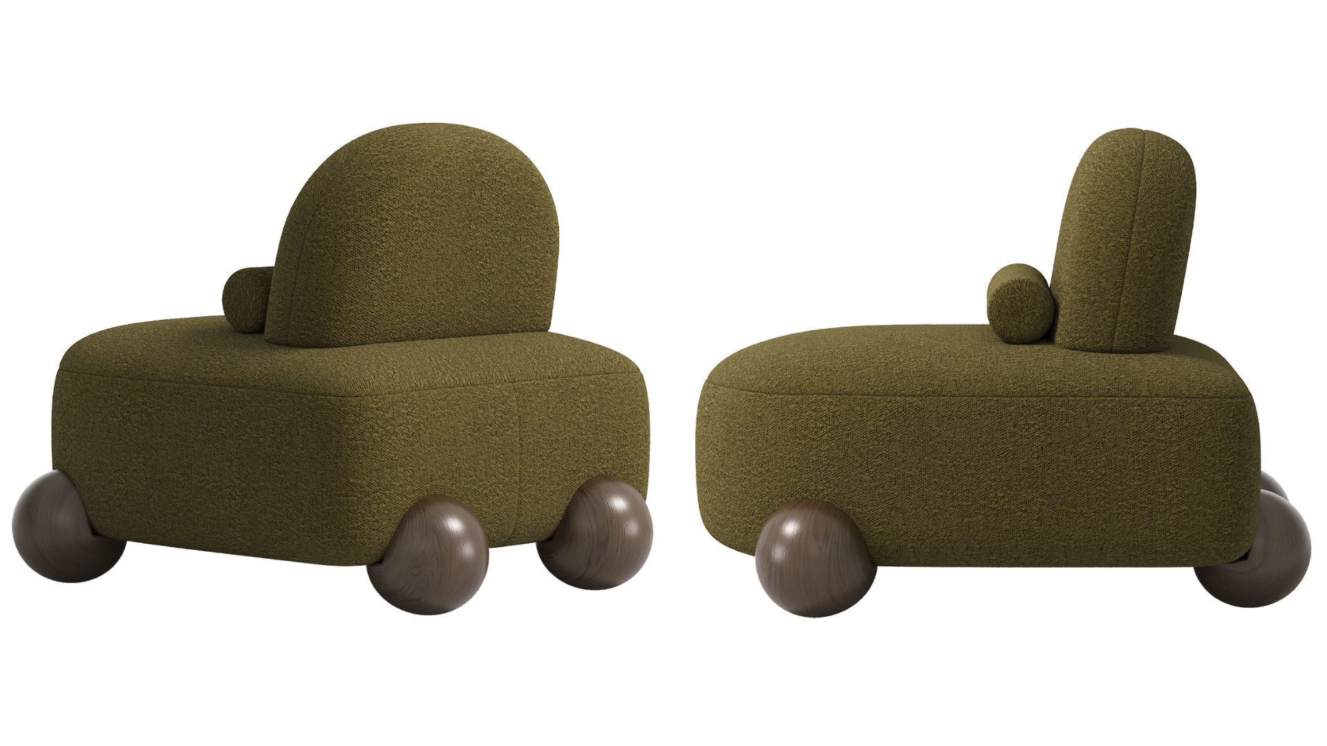 Object 076 Armchair by NG Design 3D model_10