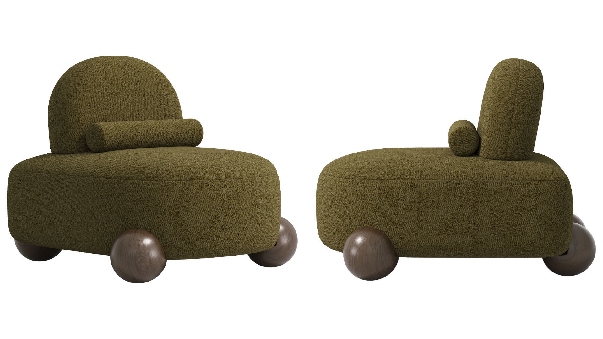 Object 076 Armchair by NG Design 3D model_7