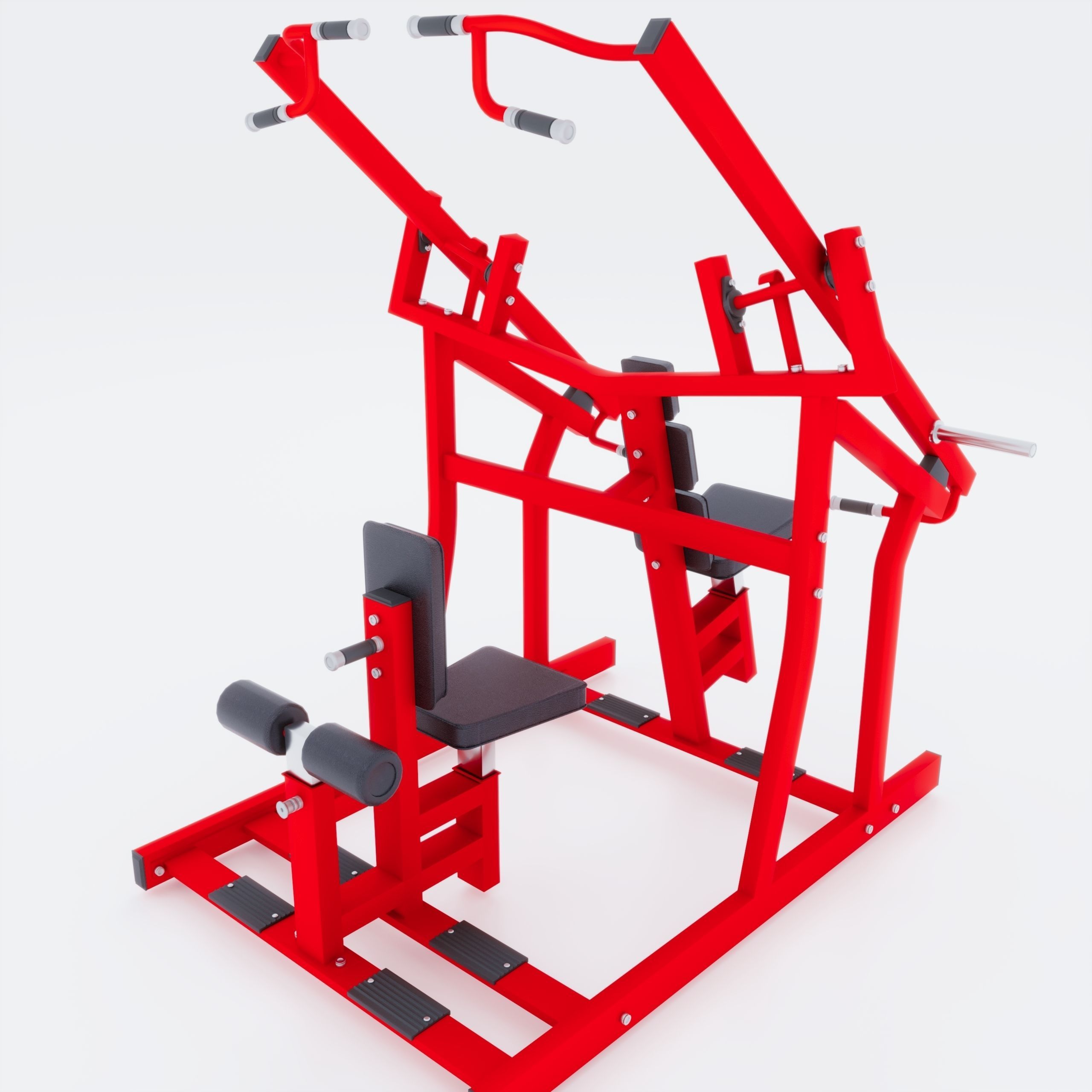 Small Gym Interior Set 3D model_5